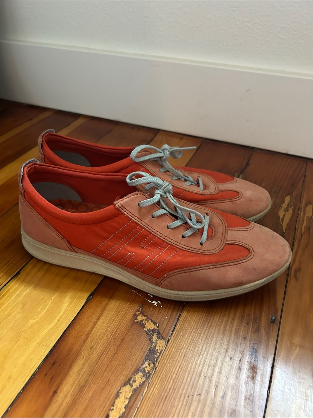 Women’s Ecco Coral Suede & Fabric Sneakers